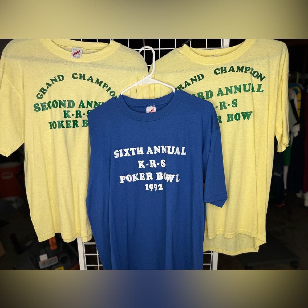 BUNDLE Vintage 80s and 90s single stitched t-shirts. Set of 3.